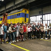 Mladí speditéři navštívili otevřený terminál Ostrava-Paskov