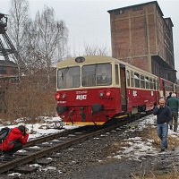 The public can journey along the railway sidings of the Ostrava-Karviná coalfield