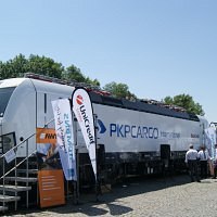 Lokomotiva Vectron pro AWT na veletrhu Czech Raildays v Ostravě