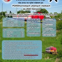 Výletní vlaky POHOrnickou krajinou do ZOO Ostrava – poslední víkend!!